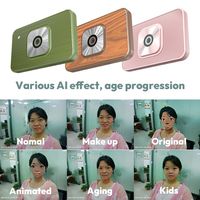 Cámara Compacta 4K Delgada y Ligera con Colores Personalizables para Adolescentes y Estudiantes, Cámara Portátil para Tomar Fotos con Filtros de Escena con IA