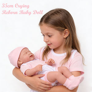 Bambole in Vinile Simulazione Neonato 35 cm Vendita Calda Bambole Reborn Realistiche Carine Bambole Reborn in Silicone Morbido Simili alla Vita - Product Image 1