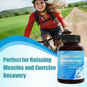 Triple Complex High Absorption Vegan Capsules Muscle Comfort Heart <b>Wellness</b> and Normal Neural Function Gentle and Highly - Product Image 6