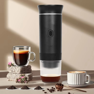 เครื่องชงกาแฟเอสเพรสโซแบบพกพาไร้สาย ความจุขนาดใหญ่ ใช้ซ้ำได้ ผลิตจากพลาสติก ดีไซน์มินิมอล สำหรับรถยนต์ บ้าน และแคมป์ปิ้ง 3-in-1 ขายส่ง - Product Image 5