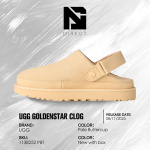 Zapatos UGG Goldenstar Clog 'Pale Buttecup' para Mujer, Estilo Casual, Deportivos, para Caminar, Sin Cordones - Product Image 6