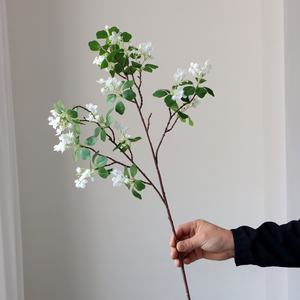 Petite fleur artificielle en plastique de jasmin blanc frais pour <span class=keywords><strong>mariage</strong></span> maison salon décor fleur de jasmin artificielle ficelle pour <span class=keywords><strong>cheveux</strong></span> - Product Image 3