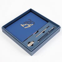 Nouveau Produit Fournisseur d'Or Agenda 2027 en Cuir PU Kit Journal Premium Coffrets Cadeaux Personnalisables