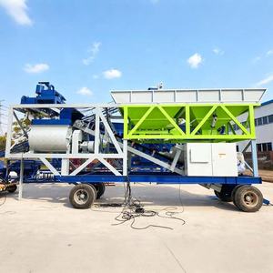 Automatische Kleine Mobiele Klaar Mix Engineering Constructie 25m3/H Mini Mobiele Betonbatching <span class=keywords><strong>Plant</strong></span> Prijs - Product Image 2