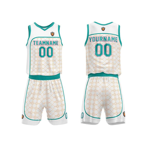 Uniforme de basket-ball de conception de logo personnalisé populaire d'usine nouvel arrivage 2025 - Product Image 6