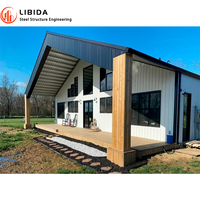 Structure en acier préfabriquée souhaitable de style industriel Villa et entrepôt en acier léger construits à partir de matériaux de conteneur