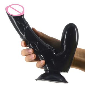 FAAK-consolador multifunción con tapón anal para parejas y mujeres, Juguetes sexuales de <span class=keywords><strong>18cm</strong></span>, novedad - Product Image 4