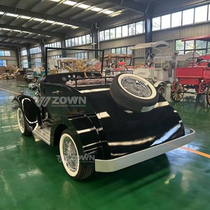 Voiture électrique vintage classique sur mesure, à châssis robuste, pour un confort de conduite optimal, idéale pour les services de tourisme dans les grands parcs à thème - Product Image 6