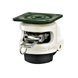 60F Industrial Nylon Footmaster Rodízio Rodas Com Alça Altura Ajustável Rodízios Leverling Rodas - Product Image 2