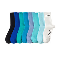 Chaussettes avec logo imprimé personnalisé Unisexe Football Grip Coton Compression Sports Running personnalisé Sublimation Chaussette vierge