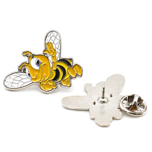 Broche créative en métal et en émail, épingle à revers, dessin animé, grand miel et abeille, pour souvenir, nouveauté - Product Image 2
