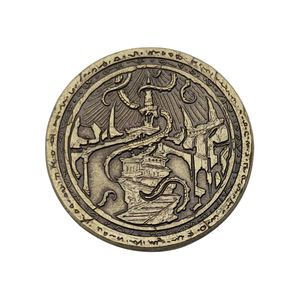 Двухсторонний индивидуальный заказ, оптовая продажа, мелочь, латунный тисненый Токен с логотипом, египетские монеты, монета для принятия решения - Product Image 1