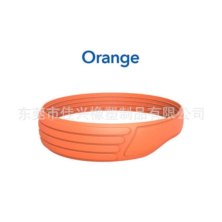 Orange regular patella strap (pair)