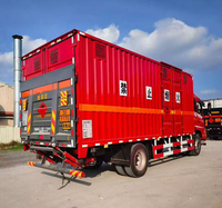 Vehículo de Transporte de Mercancías Peligrosas Tipo Caja, Explosivos, Inflamables, Tóxicos, Corrosivos, Radioactivos, Camión de Entrega de Materiales Peligrosos