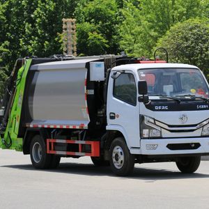 Dongfeng รถบรรทุกอัดขยะ5 M3ยูโร3 120L /240L ถังขยะขนาดเล็กสำหรับทำความสะอาดถนนรถจัดการขยะ - Product Image 3