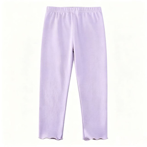 Nuovi <span class=keywords><strong>Leggings</strong></span> per Bambine Stile Coreano Primavera/Autunno, Pantaloni Aderenti Elasticizzati con Bordo Arricciato per Bambine - Product Image 3
