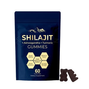 Gommose di Shilajit, Ashwagandha e Curcuma Amaz OEM ODM, <span class=keywords><strong>Integratori</strong></span> <span class=keywords><strong>Minerali</strong></span> ed Erboristici, Gommose di Shilajit Naturale Puro dell'Himalaya - Product Image 1