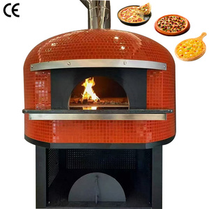 Four à pizza rotatif au bois pour restaurant commercial Four à pizza au bois - Product Image 2