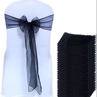 Fabricante Profesional OEM, Marca Laiyuan, Modelo 31535, 15 Colores, Silla de Organza Romántica Desmontable Personalizada, Decoración para Bodas