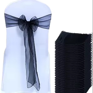 Fabricante Profesional OEM, Marca Laiyuan, Modelo 31535, 15 Colores, Silla <span class=keywords><strong>de</strong></span> Organza Romántica Desmontable Personalizada, Decoración para Bodas - Product Image 2