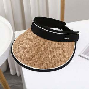 Nuevo Sombrero de Paja Plegable para Mujer con Visera, Bordado 3D y Diseño en Relieve - Ideal para Viajes, Pesca y Esquí - Product Image 5