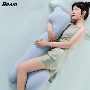 Travesseiro De Corpo Longo para Adultos Grande Gravidez Postura Almofadas Espuma De Memória Side Sleeper Almofadas De Corpo Inteiro - Product Image 6