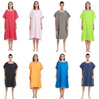 Holesale-poncho de microfibra para surf, toalla de playa de secado rápido con logotipo personalizado