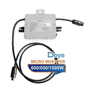 Deye 마이크로 인버터 그리드 타이 SUN-M100G4-EU-Q0 가정 사용 작은 마이크로 인버터 600w 800w 1000w 와이파이