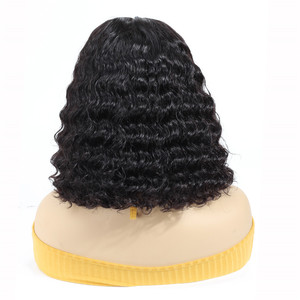 Parrucche <span class=keywords><strong>Bob</strong></span> in Cina: Yeswigs, Parrucca 100% Capelli Malesi, Densità 150% 180%, Taglio <span class=keywords><strong>Bob</strong></span> Corto, Parrucca Frontale con Chiusura 4*4, Onda Profonda - Product Image 4