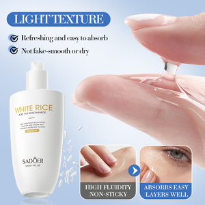 Tónico Facial Aclarante e Iluminador SADOER con Nicotinamida de Arroz Blanco, 120 ml, Hidratante Refrescante, Reafirmante y Nutritivo para Todo Tipo de Piel - Product Image 5