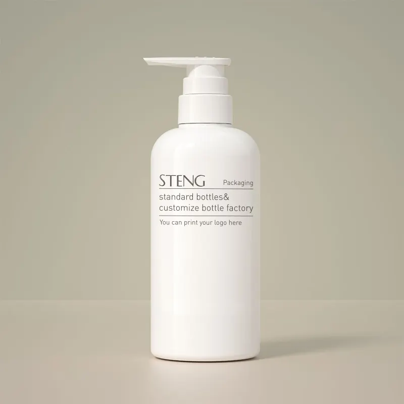 Offre Spéciale HDPE givré vide 300ml 400ml 500ml bouteilles de shampooing en gros pour l'emballage de soins de la peau