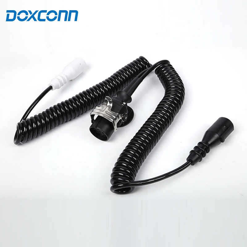 24 В прицеп, пружинный прицеп, Проволочная трубка, розетка, прицеп, Кабельный адаптер, жгут проводов на заказ