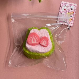 ของเล่นบีบกวนรูปกระต่ายฝรั่งขนาด 7.5 ซม. น่ารักแบบใหม่ บรรเทาความเครียด ของขวัญสำหรับเด็กและผู้ใหญ่ ช่วยเพิ่มความสุข - Product Image 2