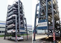 Sistema de Estacionamiento Inteligente Vertical Rotatorio de 5 Niveles TABITHA para 8 Autos con Capacidad de Carga de 2000 kg y Elevador de Estacionamiento