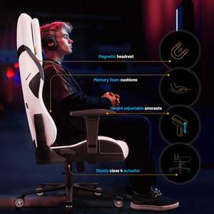 OEM ODM Livraison gratuite Chaise Accoudoirs à hauteur réglable Siège PC Diablos X One Prime Chaise de jeu avec oreiller magnétique - Product Image 3