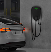 Nuevo Cargador de Pared BYD de 7kW 32A con Corriente Ajustable, Estación de Carga para Vehículos Eléctricos Tipo 2 con WiFi y Aplicación