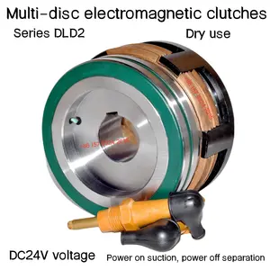 Dld2 Serie Droge Type Multi-Frictieplaat Elektromagnetische Koppeling Dc 24V Jieyuan Fabricage Voorraad Aangepaste Ontwerp Koppeling