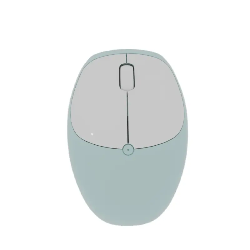 Sans-ratón de ordenador inalámbrico con LED, dispositivo con Nano receptor USB, colorido y elegante