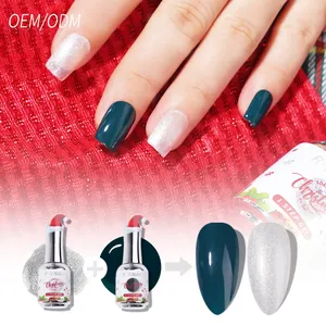 RS China Factory Cheap UV Gel Polish Nail OEM Nails Suppliers Christmas Color Soak off One Step Gel