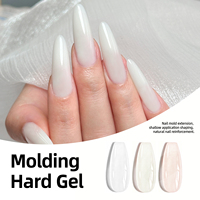 Gel de construction et de renforcement pour extension d'ongles auto-nivelant, effet nude, pour nail art, vente en gros, marque privée OEM ODM
