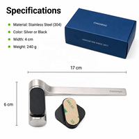 Accessoires de cuisine en acier inoxydable magnétiques, porte-serviettes de cuisine, support mural sans perçage