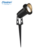 Projecteur LED GU10 à pointe, étanche IP65, corps en aluminium, lampe extérieure, MR16 LED, vente en gros d'usine