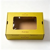 Boîte d'emballage en carton personnalisée de haute qualité pour fruits frais, emballage en papier résistant pour fruits et légumes, boîtes en carton pour fruits de qualité supérieure