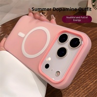 Étui de protection magnétique double usage pour iPhone 18 17 16 15 14 13 12 11 Pro Max, en TPU simple et résistant aux chutes