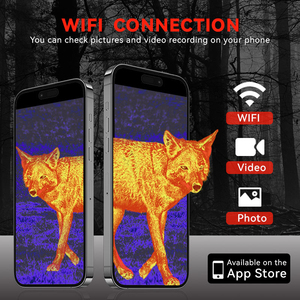 Lunette thermique hybride WOLF 3B à clipser 384x288 (50Hz) avec télémètre, vision nocturne infrarouge <span class=keywords><strong>3</strong></span>-en-<span class=keywords><strong>1</strong></span> pour la chasse en extérieur - Product Image 3