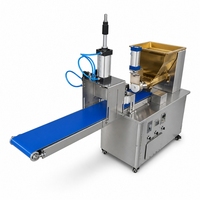 Machine automatique HNRB pour extruder, diviser et couper la pâte à biscuits, en acier inoxydable, pour arepas et biscuits, 1500 pièces, vente en gros