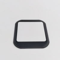 Couverture de protection personnalisée en verre sérigraphié avec bordure noire pour lentille de protection d'appareil, avec fenêtre d'affichage d'instrument carrée arrondie
