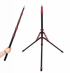 Trépied de photographie, support de lumière, support de sol, anneau lumineux pour selfie, support pour fond de studio, panneau LED, flashs, réflecteur - Product Image 1