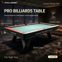STELLARWAY OEM/ODM Table de billard professionnelle de 9 pieds avec plateau en ardoise et structure en acier pour tournoi international