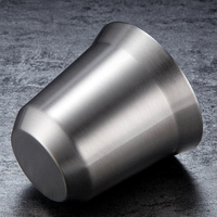 Tasse à café mini en acier inoxydable à double paroi, isolation thermique 0-6 heures, anti-brûlure, 80/160 ml, pour restaurant, camping, vente en gros